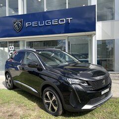 2022 Peugeot 3008 P84 MY22 Allure SUV Nera Black 6 Speed Sports Automatic Hatchback.