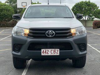 2018 Toyota Hilux GUN125R Workmate Double Cab White 6 Speed Sports Automatic Cab Chassis