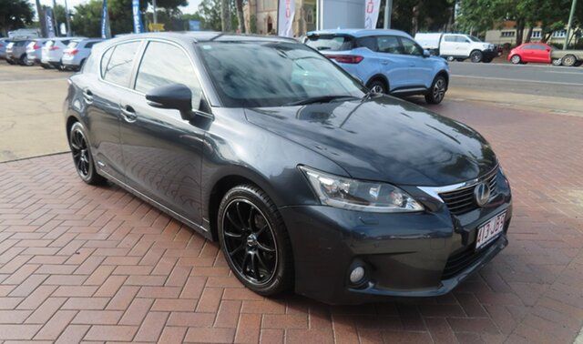 Used Lexus CT 200H. Hybrid ZWA10R Sports Luxury Toowoomba, 2011 Lexus CT 200H. Hybrid ZWA10R Sports Luxury Black Continuous Variable Hatchback