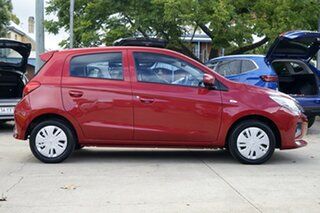 2021 Mitsubishi Mirage LB MY22 ES Red 1 Speed Constant Variable Hatchback.