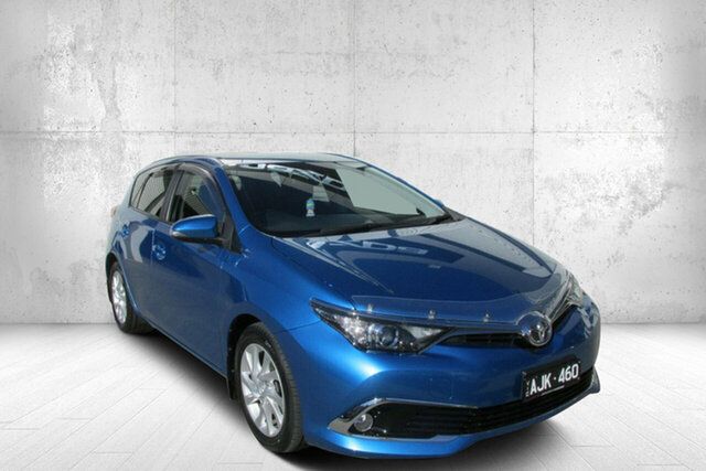 Used Toyota Corolla ZRE182R Ascent Sport S-CVT Bendigo, 2016 Toyota Corolla ZRE182R Ascent Sport S-CVT Blue 7 Speed Constant Variable Hatchback