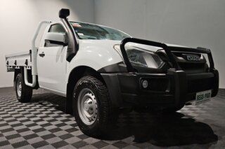 2018 Isuzu D-MAX MY18 SX White 6 speed Automatic Cab Chassis.