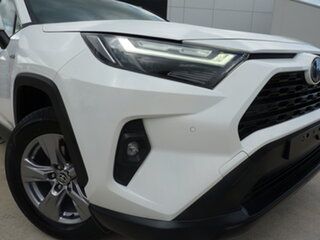 2022 Toyota RAV4 Axah54R GX eFour Glacier White 6 Speed Constant Variable Wagon Hybrid