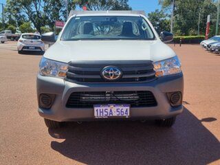 2022 Toyota Hilux TGN121R Workmate 4x2 Glacier White 6 Speed Sports Automatic Cab Chassis