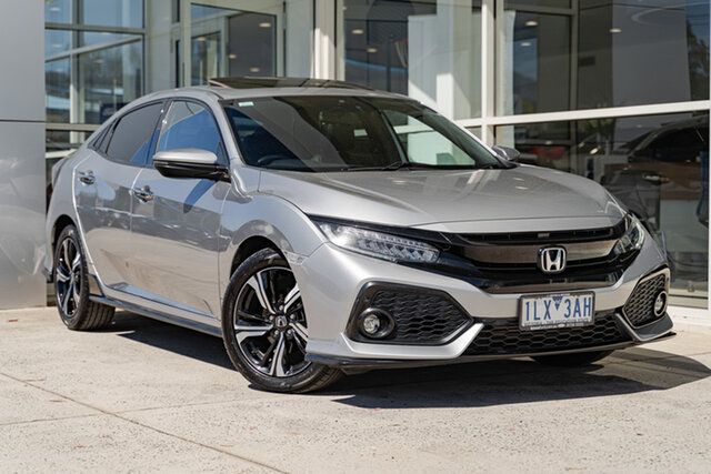 Used Honda Civic 10th Gen MY17 RS Ferntree Gully, 2017 Honda Civic 10th Gen MY17 RS Silver, Chrome 1 Speed Constant Variable Hatchback