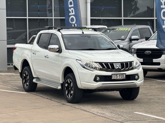 Used Mitsubishi Triton MQ MY18 Exceed Double Cab Beaudesert, 2018 Mitsubishi Triton MQ MY18 Exceed Double Cab White 5 Speed Sports Automatic Utility