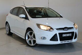 2012 Ford Focus LW MkII Titanium PwrShift White 6 Speed Sports Automatic Dual Clutch Hatchback.