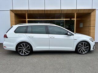 2018 Volkswagen Golf 7.5 MY19 R DSG 4MOTION White 7 Speed Sports Automatic Dual Clutch Wagon.