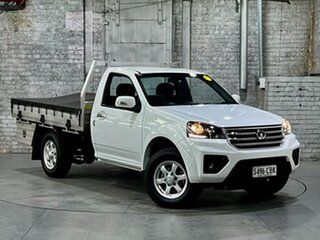 2021 GWM Steed K2 4x2 White 6 Speed Manual Cab Chassis.