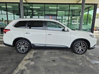 2016 Mitsubishi Outlander ZK MY17 Exceed 4WD White 6 Speed Constant Variable Wagon.