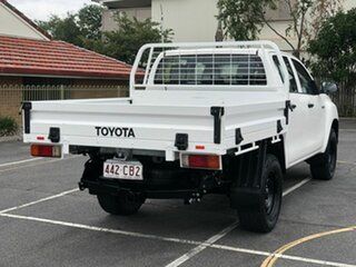 2018 Toyota Hilux GUN125R Workmate Double Cab White 6 Speed Sports Automatic Cab Chassis.