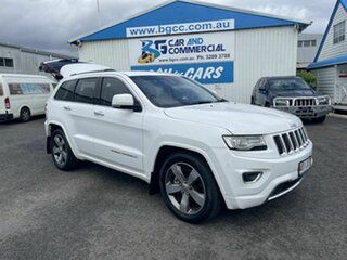 2014 Jeep Grand Cherokee WK MY2014 Overland White 8 Speed Sports Automatic Wagon.