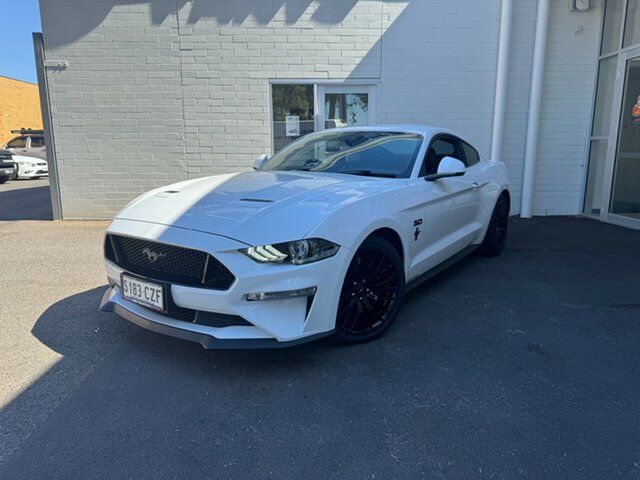 Used Ford Mustang FN 2019MY GT Elizabeth, 2019 Ford Mustang FN 2019MY GT White 6 Speed Manual FASTBACK - COUPE