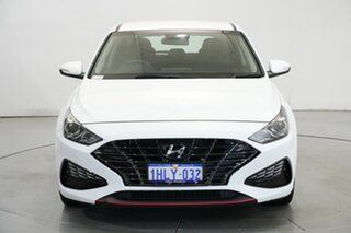 2021 Hyundai i30 PD.V4 MY22 Polar White 6 Speed Sports Automatic Hatchback.