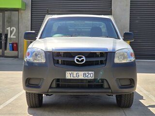 2011 Mazda BT-50 UNY0W4 DX 4x2 Silver 5 Speed Manual Cab Chassis.