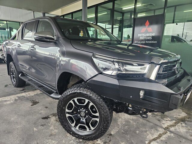 Used Toyota Hilux GUN126R SR5 Double Cab Cairns, 2022 Toyota Hilux GUN126R SR5 Double Cab Grey 6 Speed Sports Automatic Utility