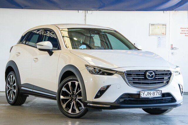Used Mazda CX-3 DK2W7A sTouring SKYACTIV-Drive FWD Laverton North, 2019 Mazda CX-3 DK2W7A sTouring SKYACTIV-Drive FWD White 6 Speed Sports Automatic Wagon