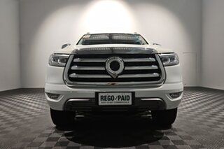 2022 GWM Ute NPW Cannon-L Pearl White 8 speed Automatic Utility.