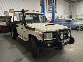 2008 Toyota Landcruiser VDJ79R Workmate (4x4) White 5 Speed Manual Cab Chassis