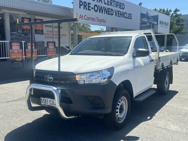 Used Toyota Hilux GUN135R Workmate 4x2 Hi-Rider Hawthorn, 2023 Toyota Hilux GUN135R Workmate 4x2 Hi-Rider Glacier White 6 Speed Manual Cab Chassis