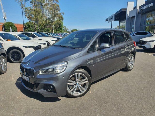 Used BMW 2 Series F45 225i Active Tourer Sport Line South Melbourne, 2016 BMW 2 Series F45 225i Active Tourer Sport Line Mineral Grey 8 Speed Sports Automatic Hatchback