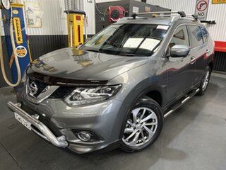2015 Nissan X-Trail T32 TI (4x4) Grey Continuous Variable Wagon.