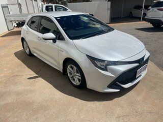 2022 Toyota Corolla ZWE211R SX Hybrid Frosted White Continuous Variable Hatchback.
