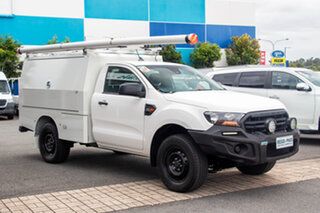 2020 Ford Ranger PX MkIII 2021.25MY XL White 6 speed Automatic Single Cab Chassis.