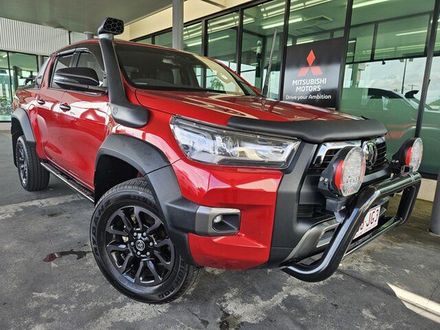 Used Toyota Hilux GUN126R Rogue Double Cab Cairns, 2022 Toyota Hilux GUN126R Rogue Double Cab Red 6 Speed Sports Automatic Utility