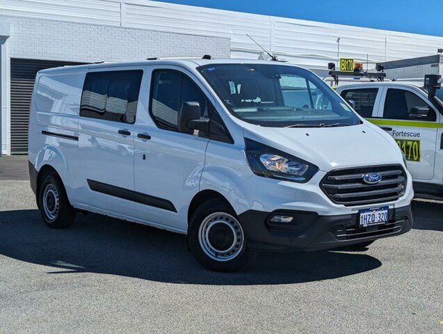 Used Ford Transit Custom VN 2023.25MY 340L (Low Roof) Melville, 2023 Ford Transit Custom VN 2023.25MY 340L (Low Roof) Frozen White 6 Speed Automatic Double Cab Van