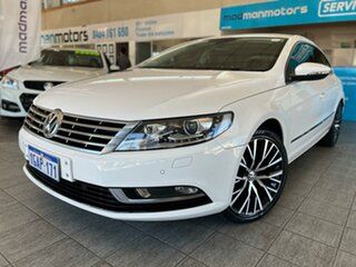 2013 Volkswagen CC Type 3CC MY13.5 130TDI DSG Candy White 6 Speed Sports Automatic Dual Clutch Coupe.