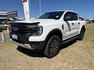 2023 Ford Ranger PY 2024.00MY Sport Arctic White 10 Speed Sports Automatic Double Cab Pick Up.
