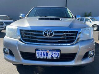 2014 Toyota Hilux KUN26R MY14 SR5 Double Cab Silver 5 Speed Automatic Utility