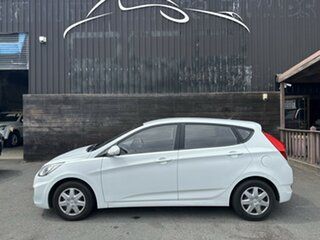2015 Hyundai Accent RB2 MY15 Active White 4 Speed Sports Automatic Hatchback