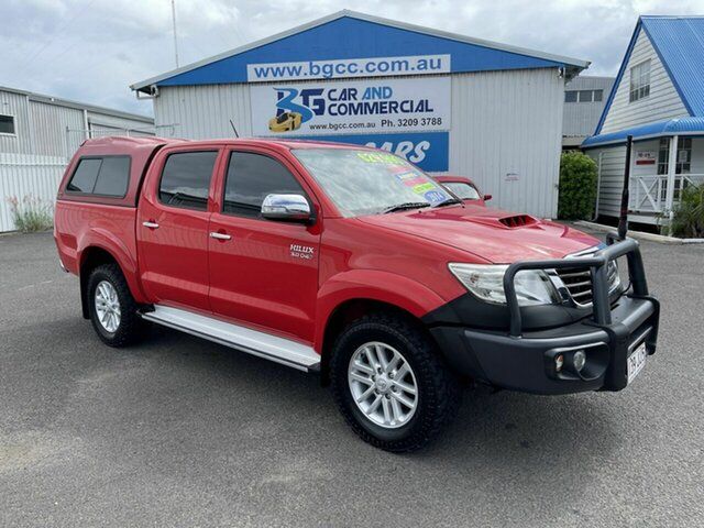 Used Toyota Hilux KUN26R MY14 SR5 Double Cab Woodridge, 2014 Toyota Hilux KUN26R MY14 SR5 Double Cab Red 5 Speed Automatic Utility
