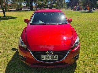 2016 Mazda 3 BM MY15 SP25 Red 6 Speed Automatic Sedan.