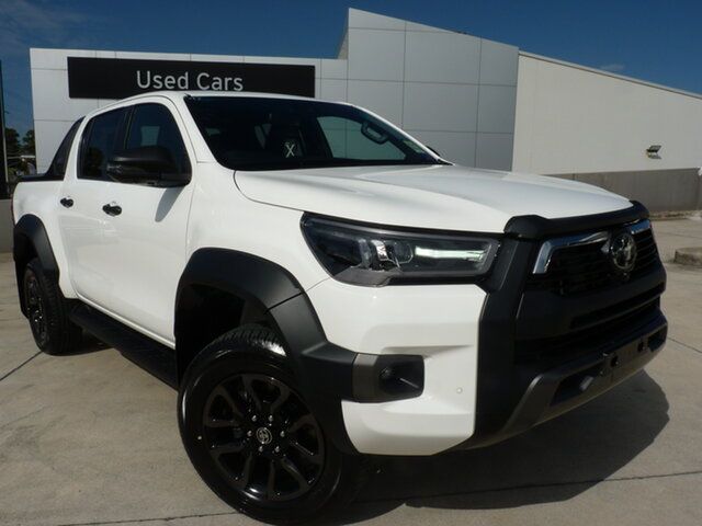 Pre-Owned Toyota Hilux GUN126R Rogue Double Cab Blacktown, 2022 Toyota Hilux GUN126R Rogue Double Cab Glacier White 6 Speed Sports Automatic Utility