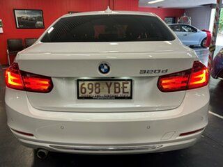 2015 BMW 3 Series F30 MY1114 320d Luxury Line White 8 Speed Sports Automatic Sedan.