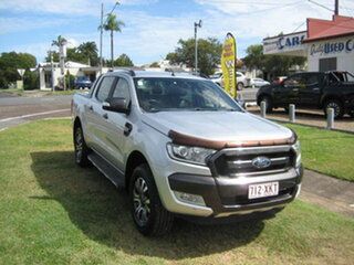 2017 Ford Ranger Wildtrak Silver 6 Speed Automatic Double Cab.