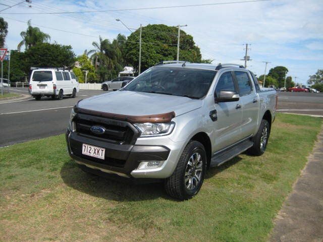 Used Ford Ranger Wildtrak North Ipswich, 2017 Ford Ranger Wildtrak Silver 6 Speed Automatic Double Cab