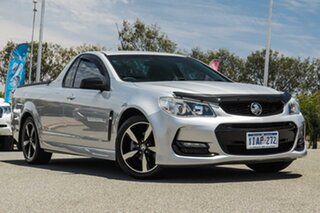 2016 Holden Ute VF II MY16 SV6 Ute Black Silver 6 Speed Sports Automatic Utility.