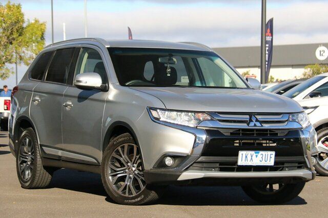 Used Mitsubishi Outlander ZK MY18 LS AWD Essendon North, 2017 Mitsubishi Outlander ZK MY18 LS AWD Silver 6 Speed Constant Variable Wagon