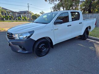 2017 Toyota Hilux TGN121R MY17 Workmate White 6 Speed Automatic Dual Cab Utility