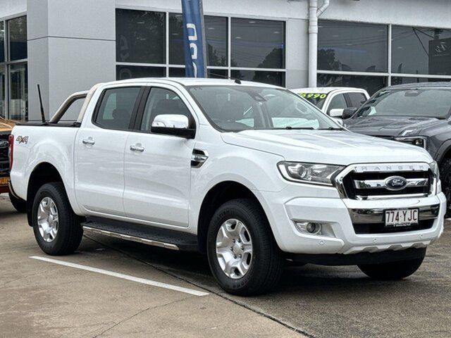 Used Ford Ranger PX MkII 2018.00MY XLT Double Cab Beaudesert, 2018 Ford Ranger PX MkII 2018.00MY XLT Double Cab White 6 Speed Manual Utility