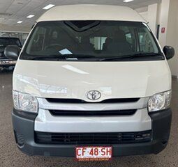 2017 Toyota HiAce KDH223R Commuter High Roof Super LWB White 4 Speed Automatic Bus