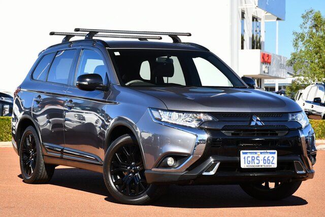 Used Mitsubishi Outlander ZL MY19 Black Edition 2WD Rockingham, 2018 Mitsubishi Outlander ZL MY19 Black Edition 2WD Titanium 6 Speed Constant Variable Wagon