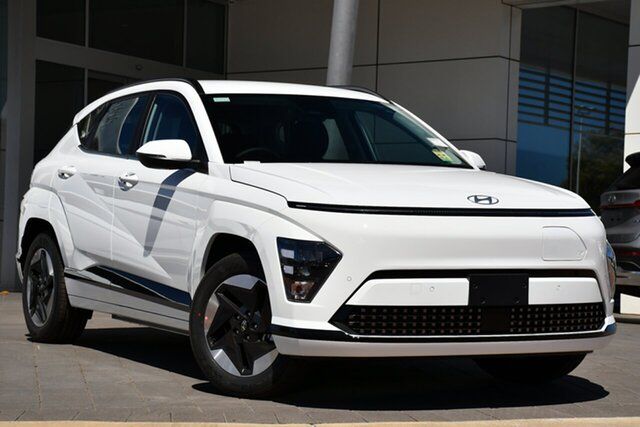 New Hyundai Kona Wangaratta, 2024 Hyundai Kona White 1 Speed Automatic