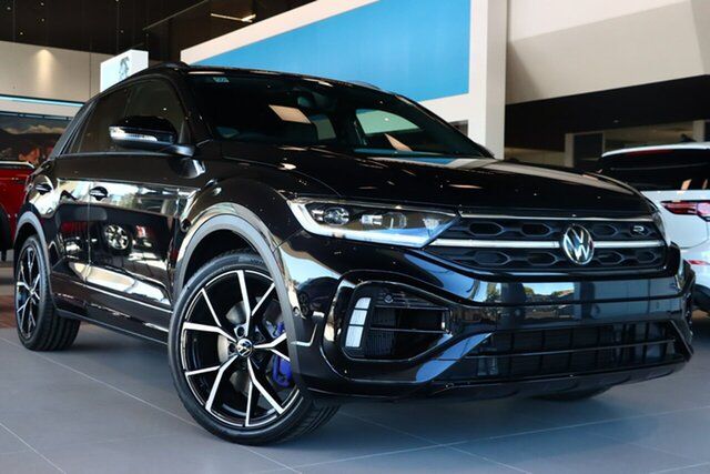 New Volkswagen T-ROC D11 MY24 R DSG 4MOTION Victoria Park, 2023 Volkswagen T-ROC D11 MY24 R DSG 4MOTION Deep Black Pearl Effect-WITHOU 7 Speed