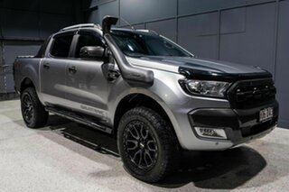 2016 Ford Ranger PX MkII MY17 Wildtrak 3.2 (4x4) Silver 6 Speed Automatic Dual Cab Pick-up