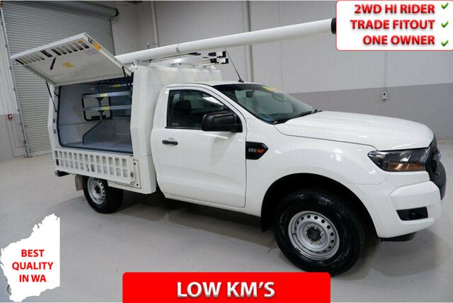 Used Ford Ranger PX MkII 2018.00MY XL Hi-Rider Kenwick, 2018 Ford Ranger PX MkII 2018.00MY XL Hi-Rider White 6 Speed Sports Automatic Cab Chassis